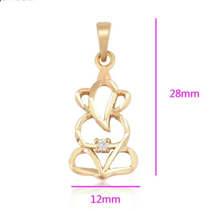 18k Gold Filled Ganesh Pendant Necklace