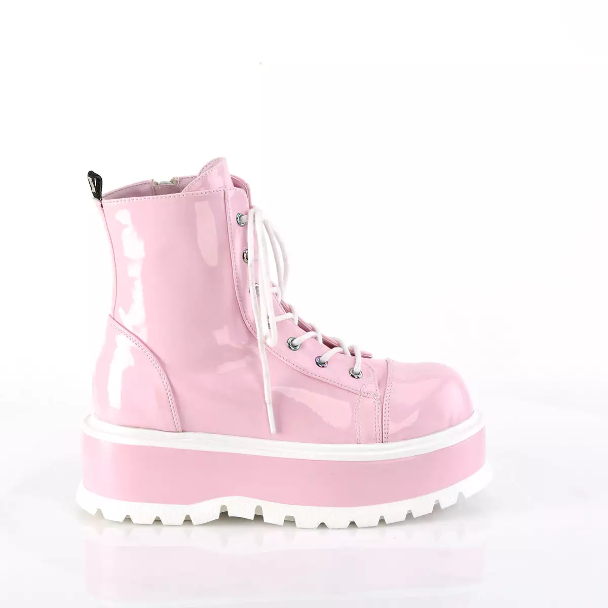 2 Inch Platform SLACKER-55 Baby Pink Holo