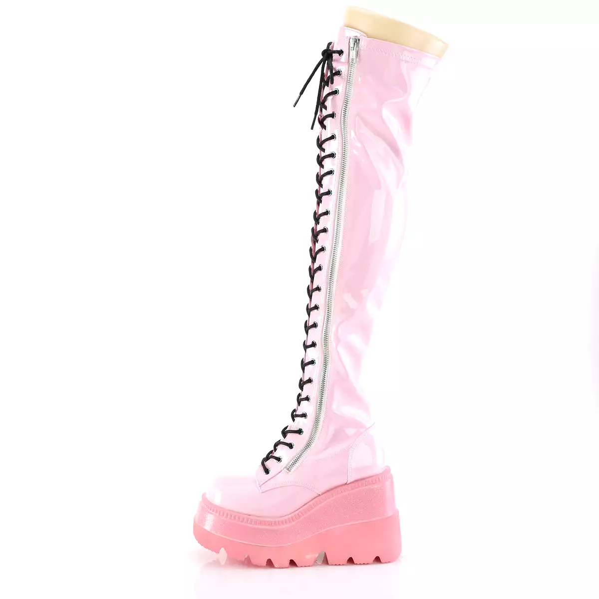 4 Inch Platform SHAKER-374-1 Baby Pink Holo