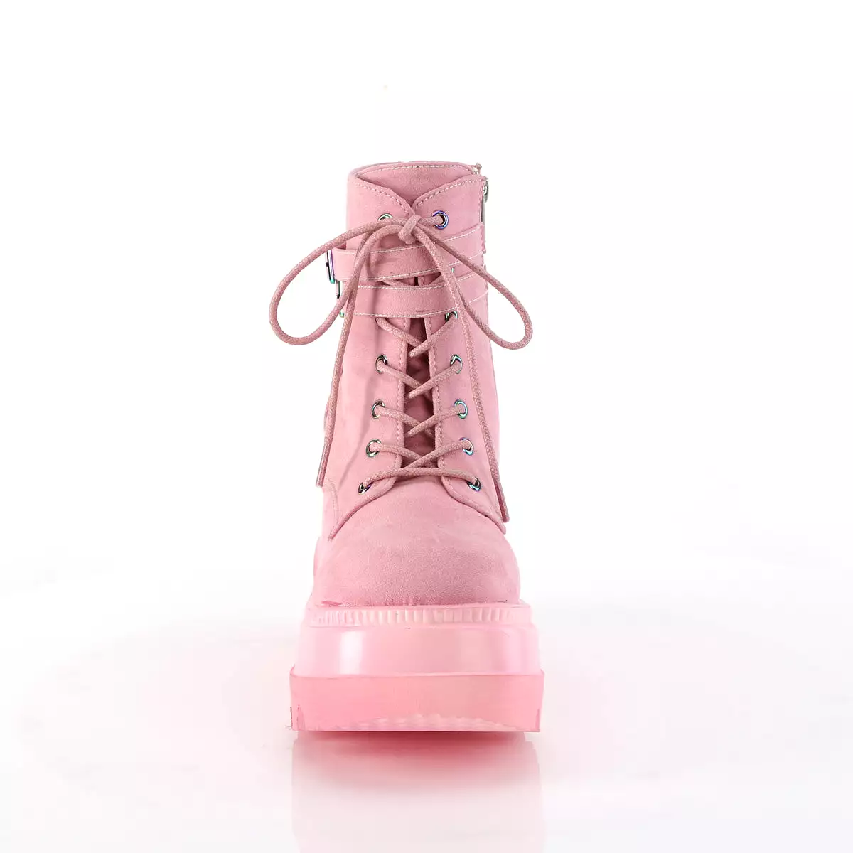 4 Inch Platform SHAKER-52 Baby Pink Suede