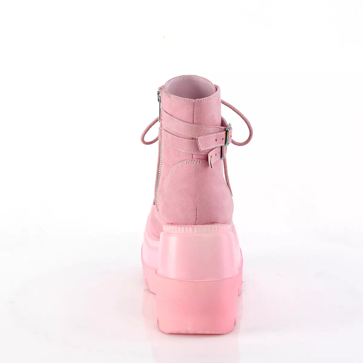 4 Inch Platform SHAKER-52 Baby Pink Suede