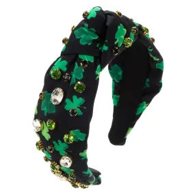 Aine St. Patrick's Headband in Black