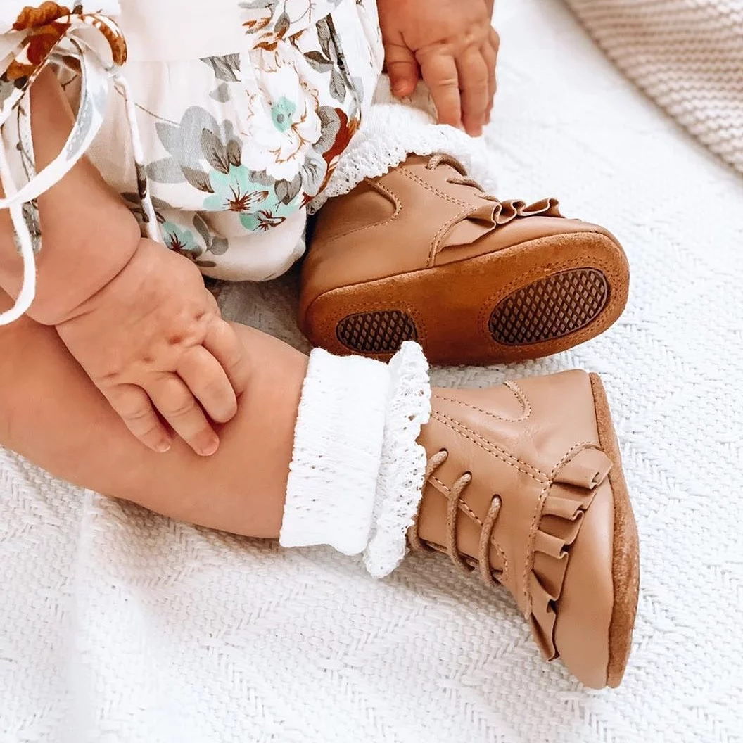 Baby, Toddler & Kids Boots - Alex in Tan