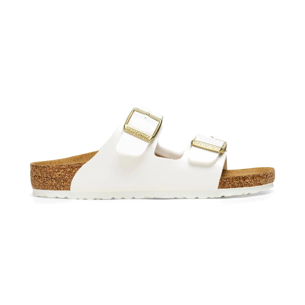 Birkenstock Girl's Arizona Patent White