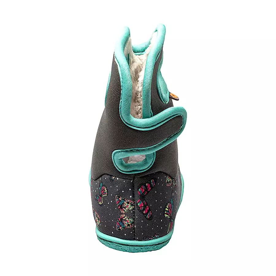 BOGS Dark Grey Multi Butterflies Baby BOGS