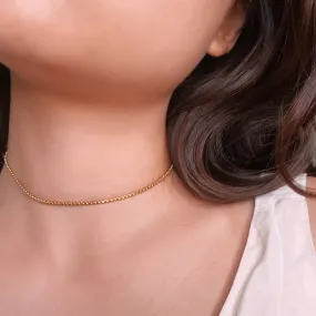 Box Chain Gold Filled Choker