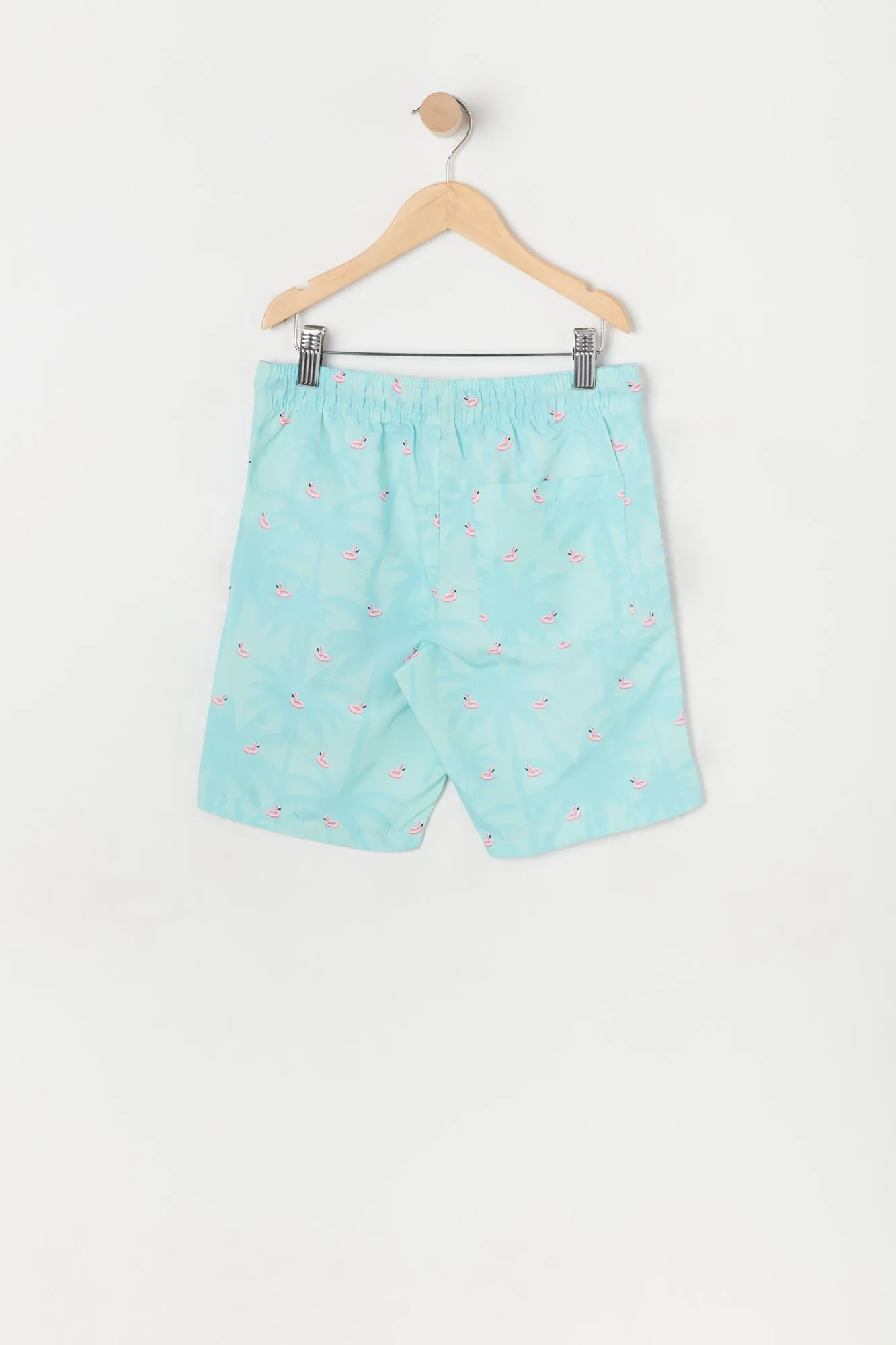 Boys Flamingo Floatie Ditsy Print Board Short