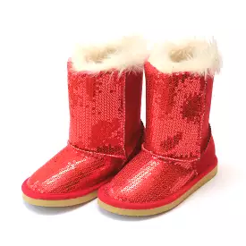 Carol Girl's Holiday Sequin Boot