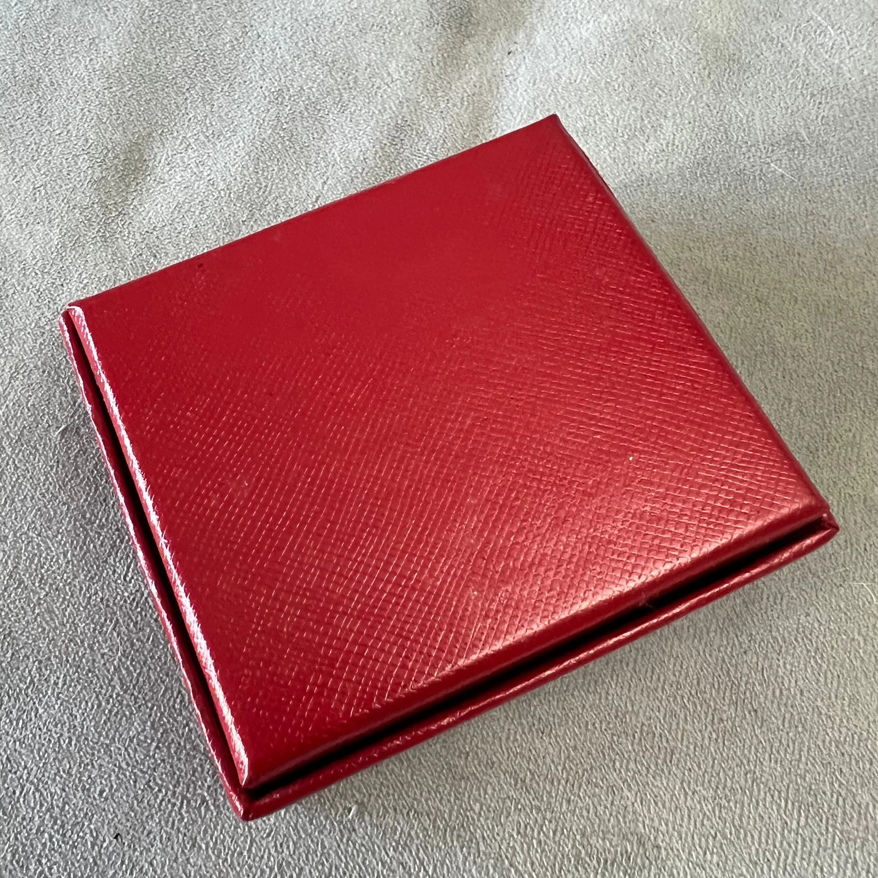 CARTIER Trinity Ring Box 3.20x2.75x1.30 inches + Filled Certificate