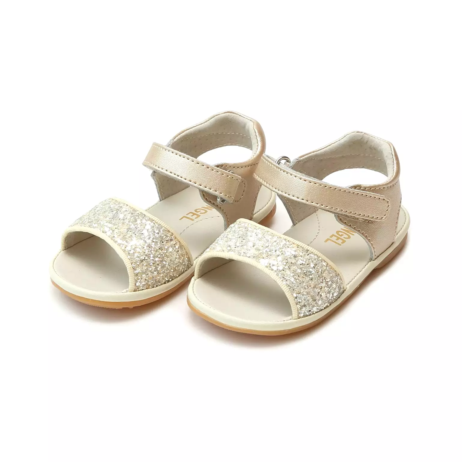 Elise Glitter Open Toe Sandal (Baby)