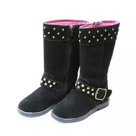 FINAL SALE: Carly Tall Studded Suede Boot