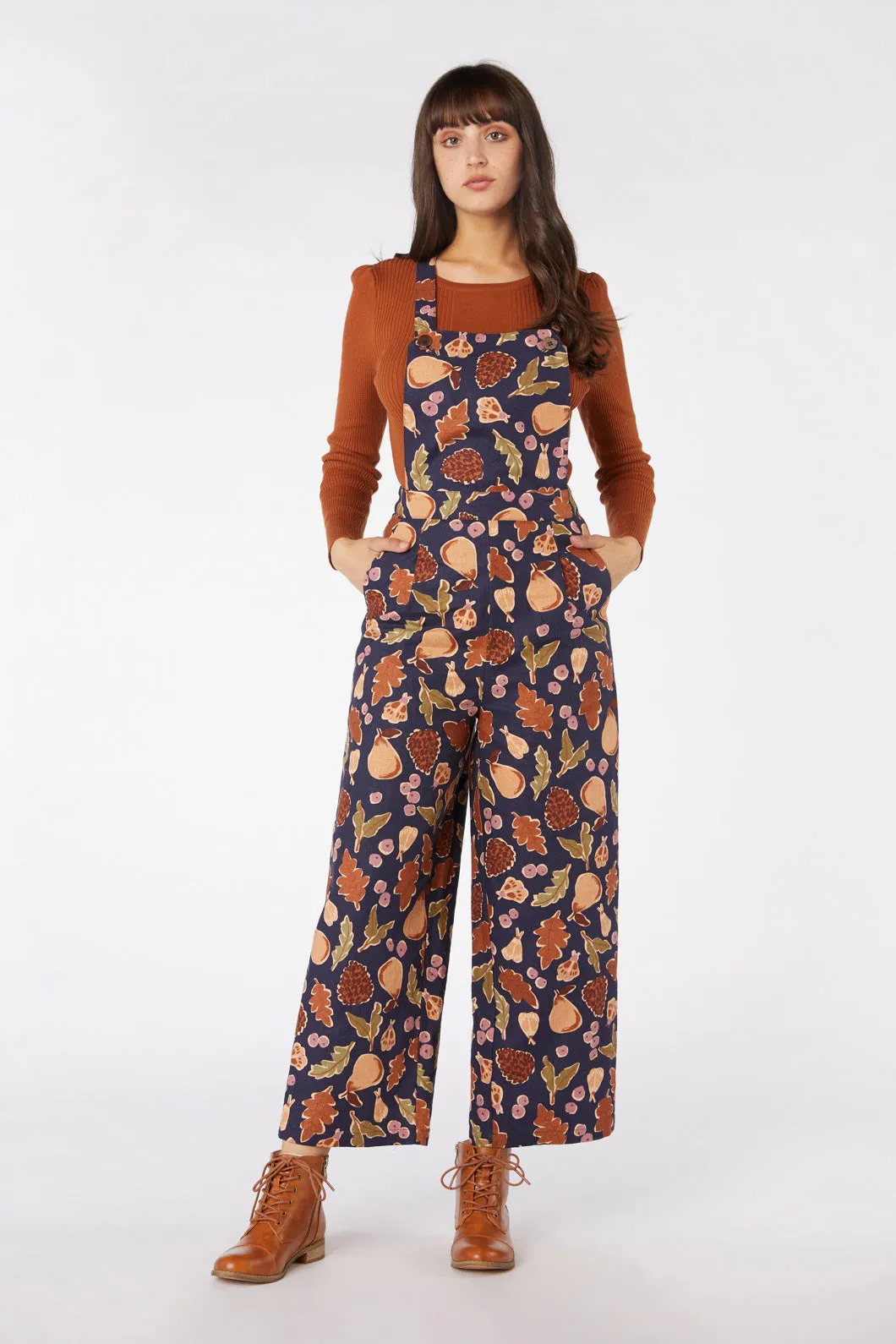 Forest Print Overall