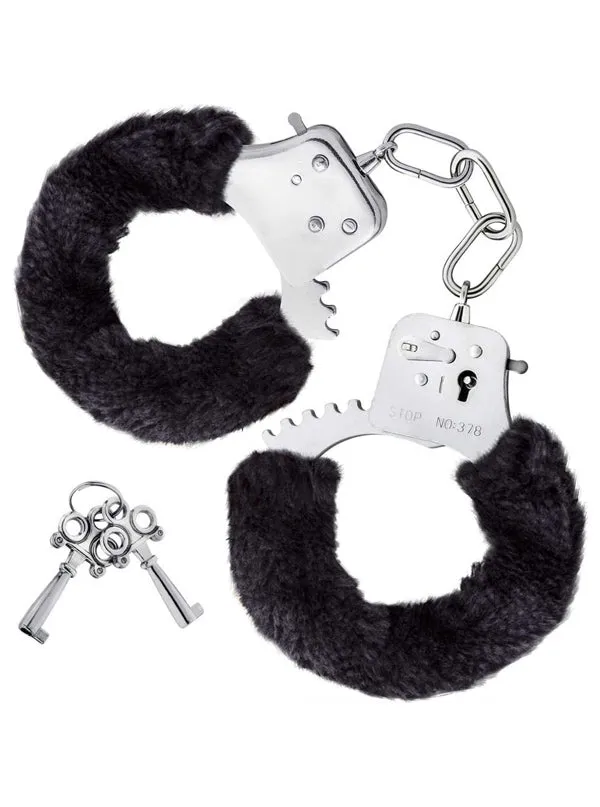 Furry Black Cuffs