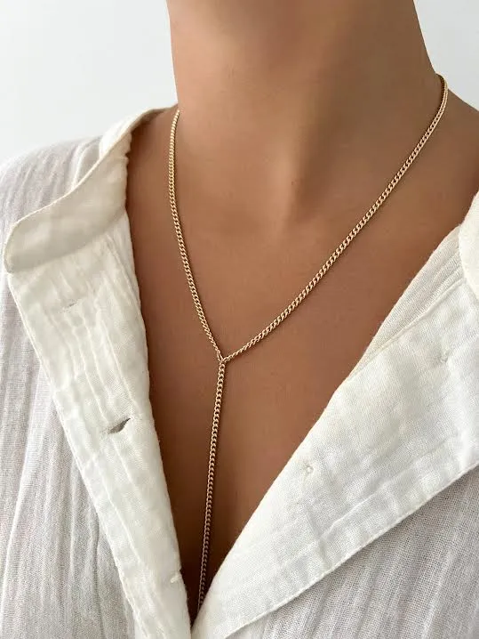 GABI LARIAT NECKLACE