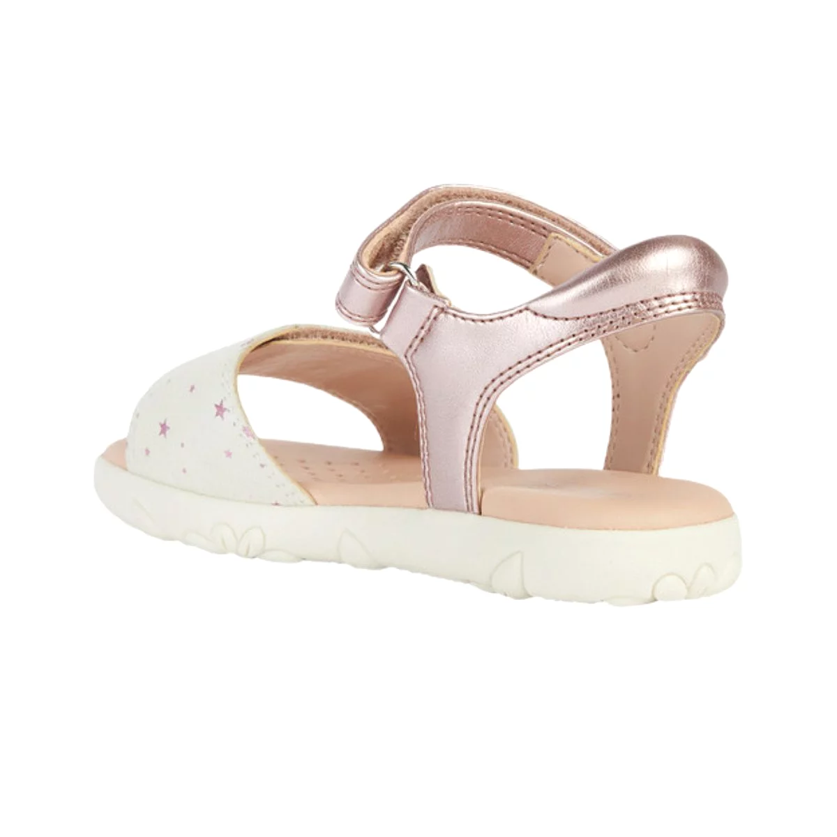 Geox Girl's Haiti Old Rose/Off White