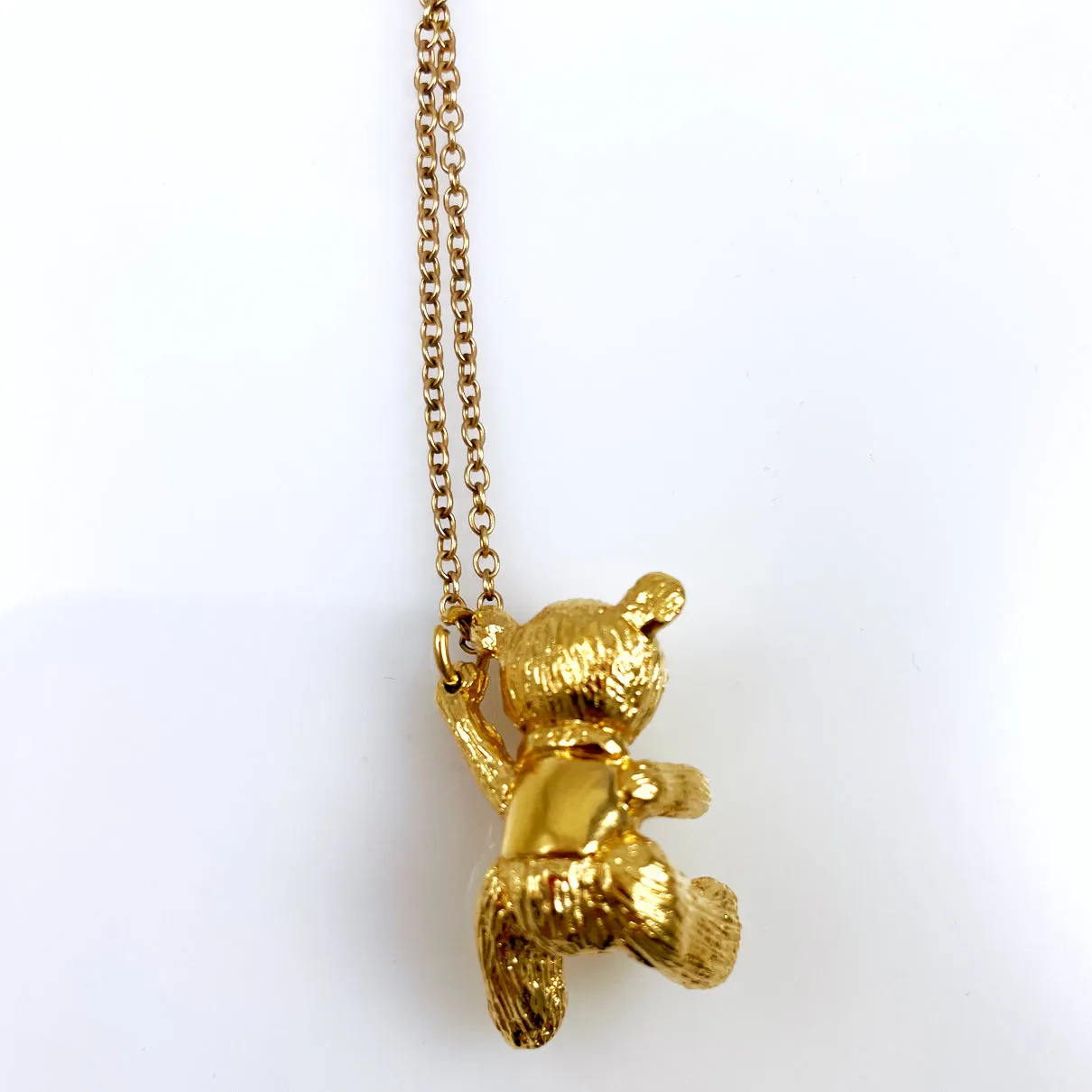 Gold Filled Teddy Bear Necklace