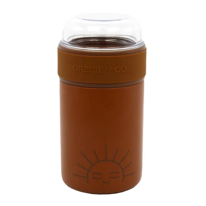 Grech & Co. Child Thermo Snack And Food Jar Tierra Brown