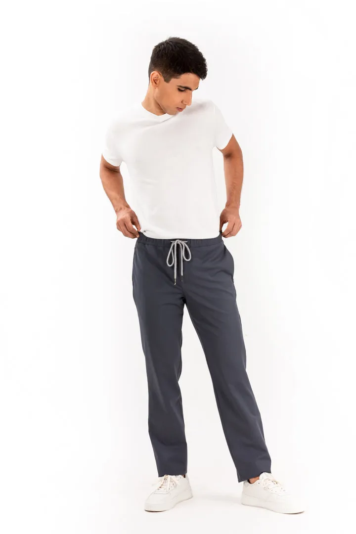 Grey All Weather Essential Stretch Joggers