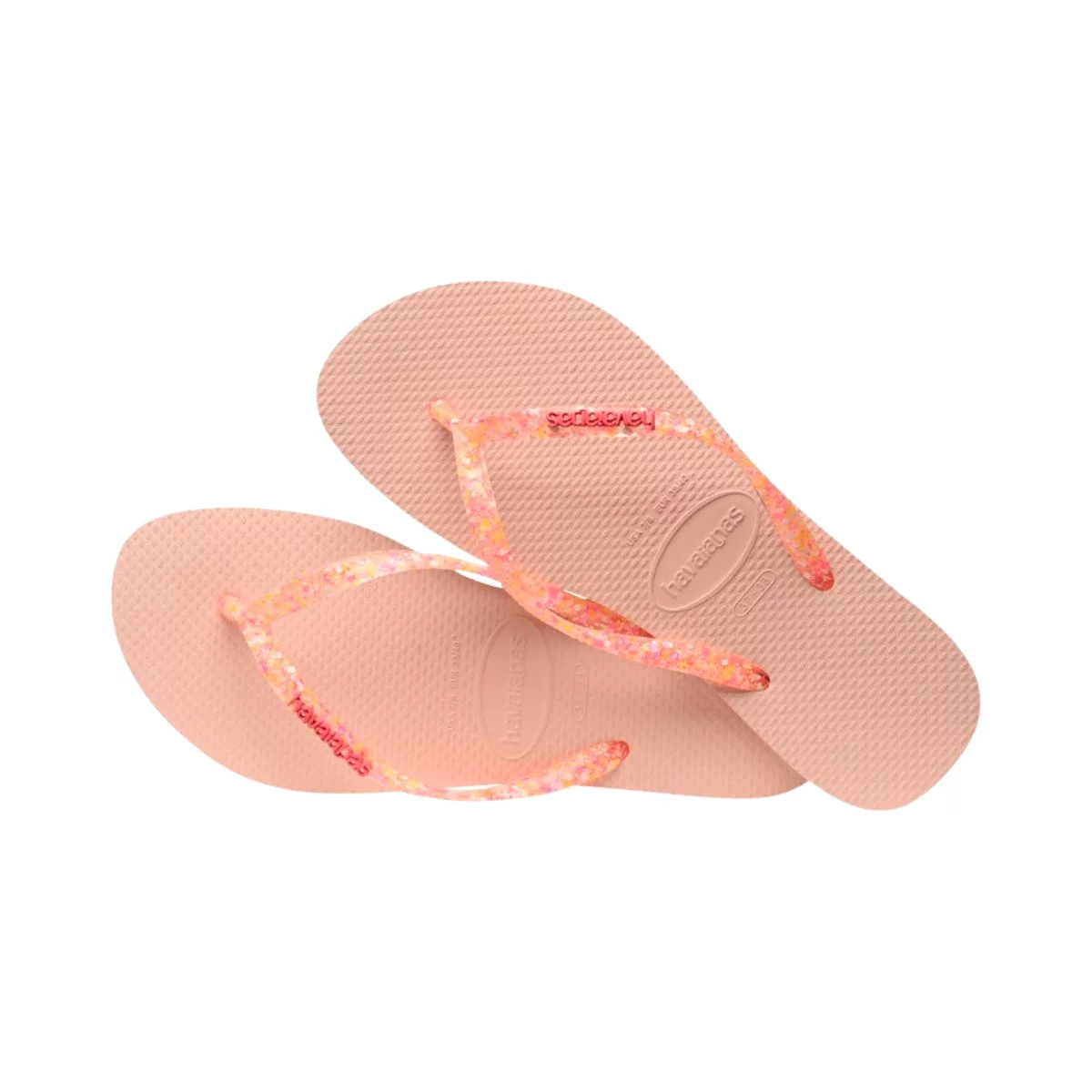 Havaianas Girl's Slim Glitter iridescent Pink (Sizes 2728-3334)