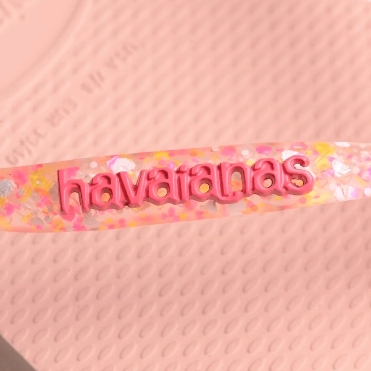 Havaianas Girl's Slim Glitter iridescent Pink (Sizes 2728-3334)