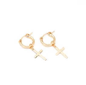 Hinge Cross Hoops