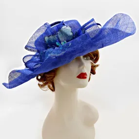 iLLASPARKZ Ribboned Wide Brim Sinamay Dressy Hat