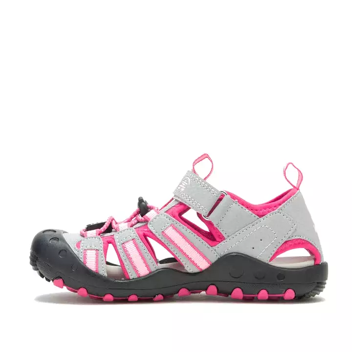 Kamik Grey/Pink Crab Toddler Sandal