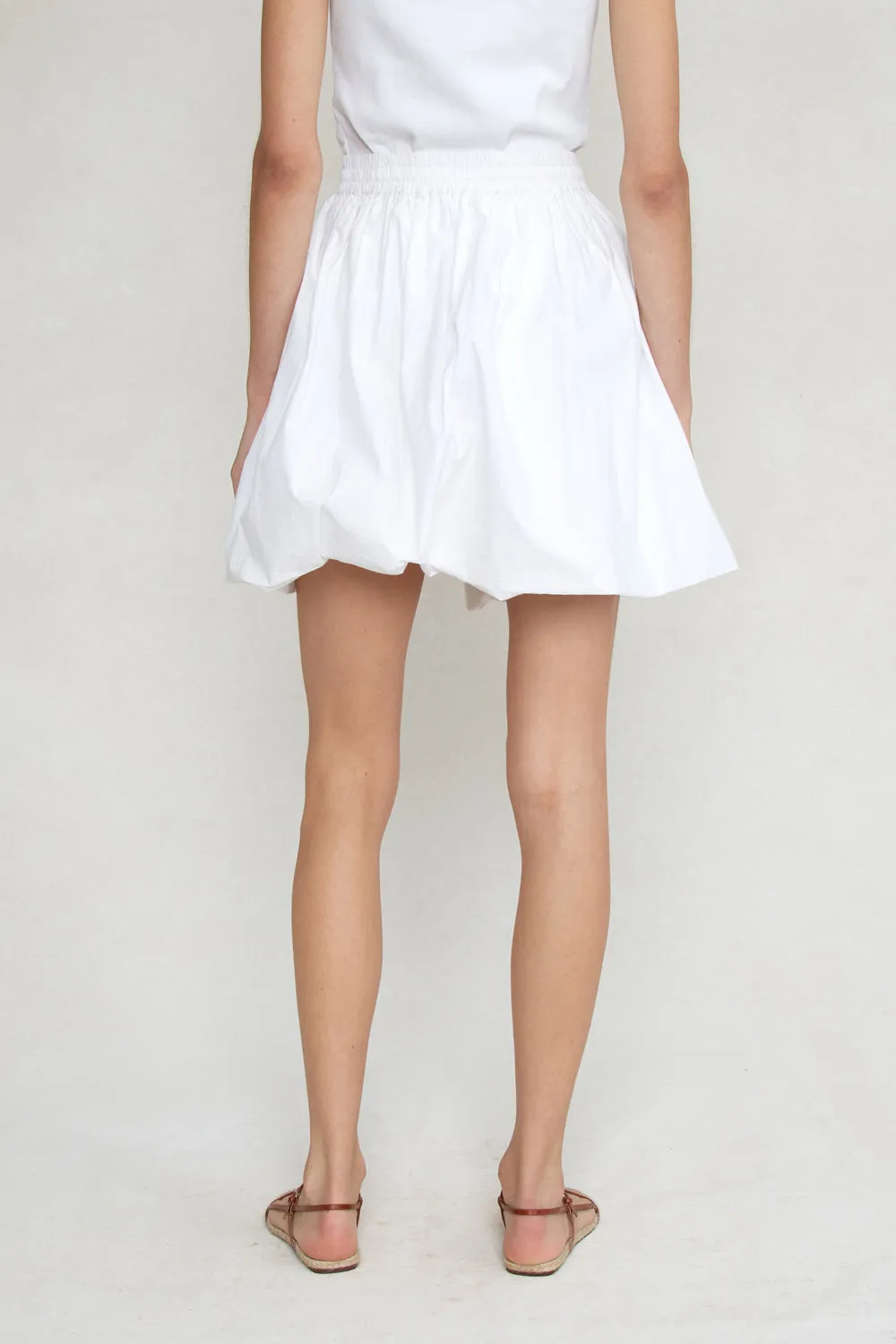 Kelly Bubble Skirt Eggshell