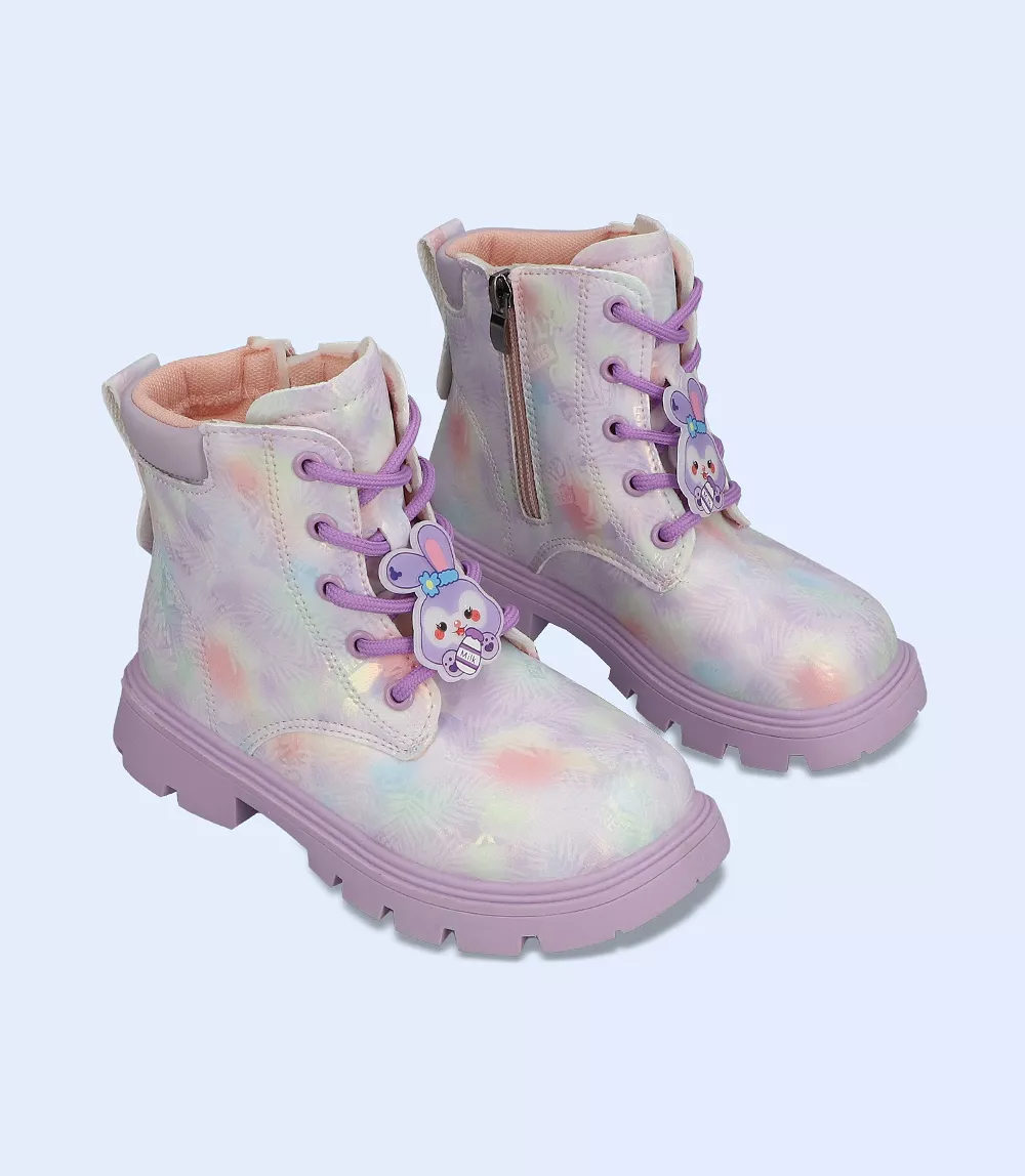 KG0074-LILAC-Girls Casual Shoe