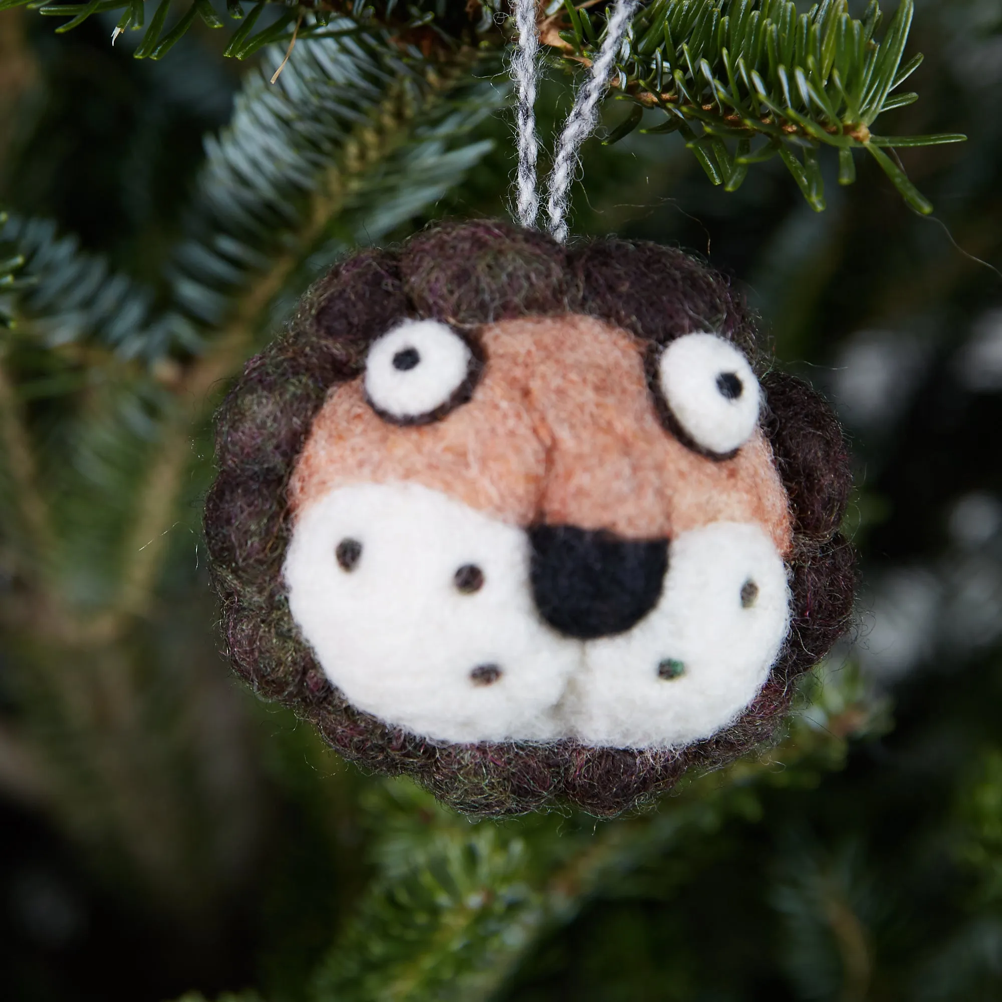 Lion Woolie Ornament