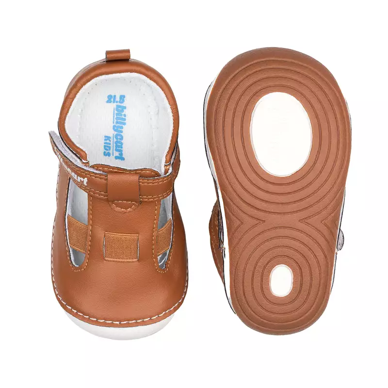 LONDON WIDE tan baby and toddler sandals