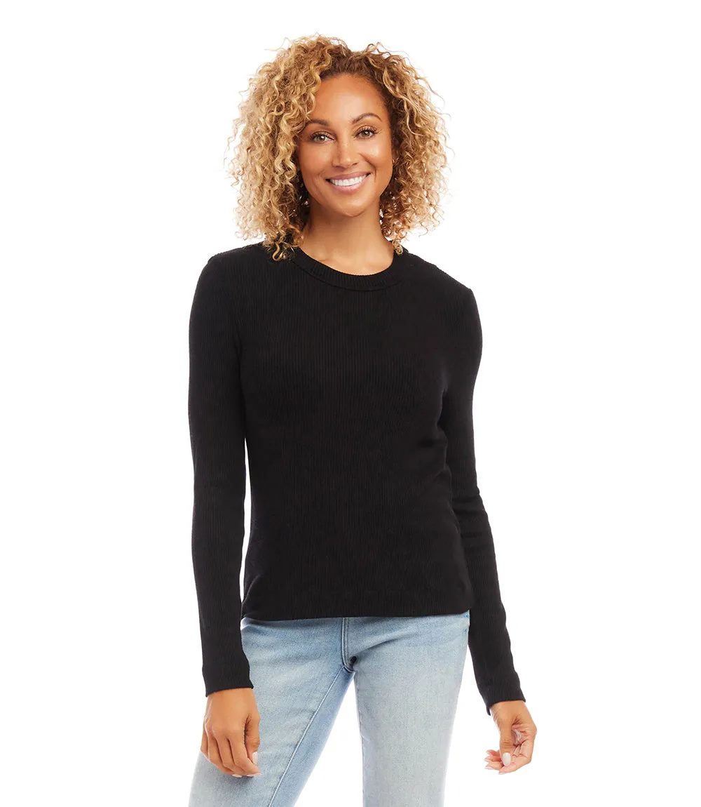 Long Sleeve Crew Neck Top