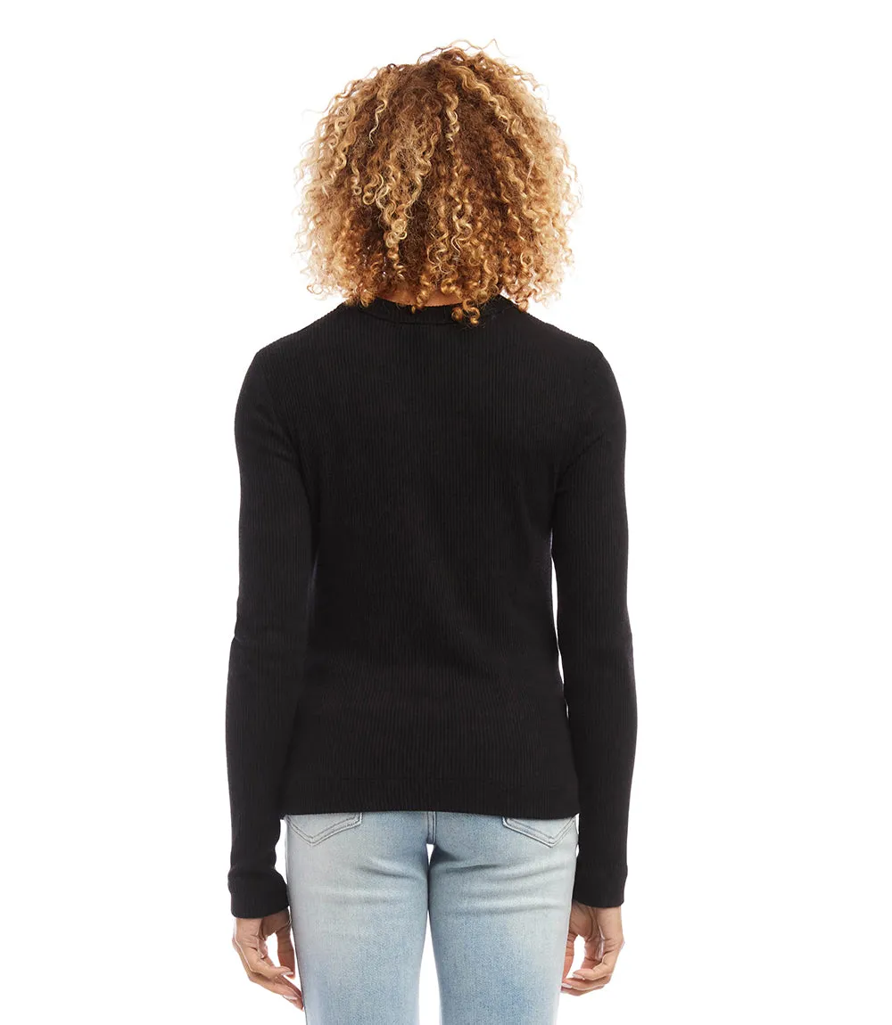 Long Sleeve Crew Neck Top