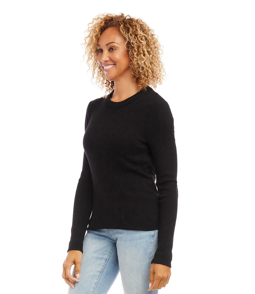 Long Sleeve Crew Neck Top