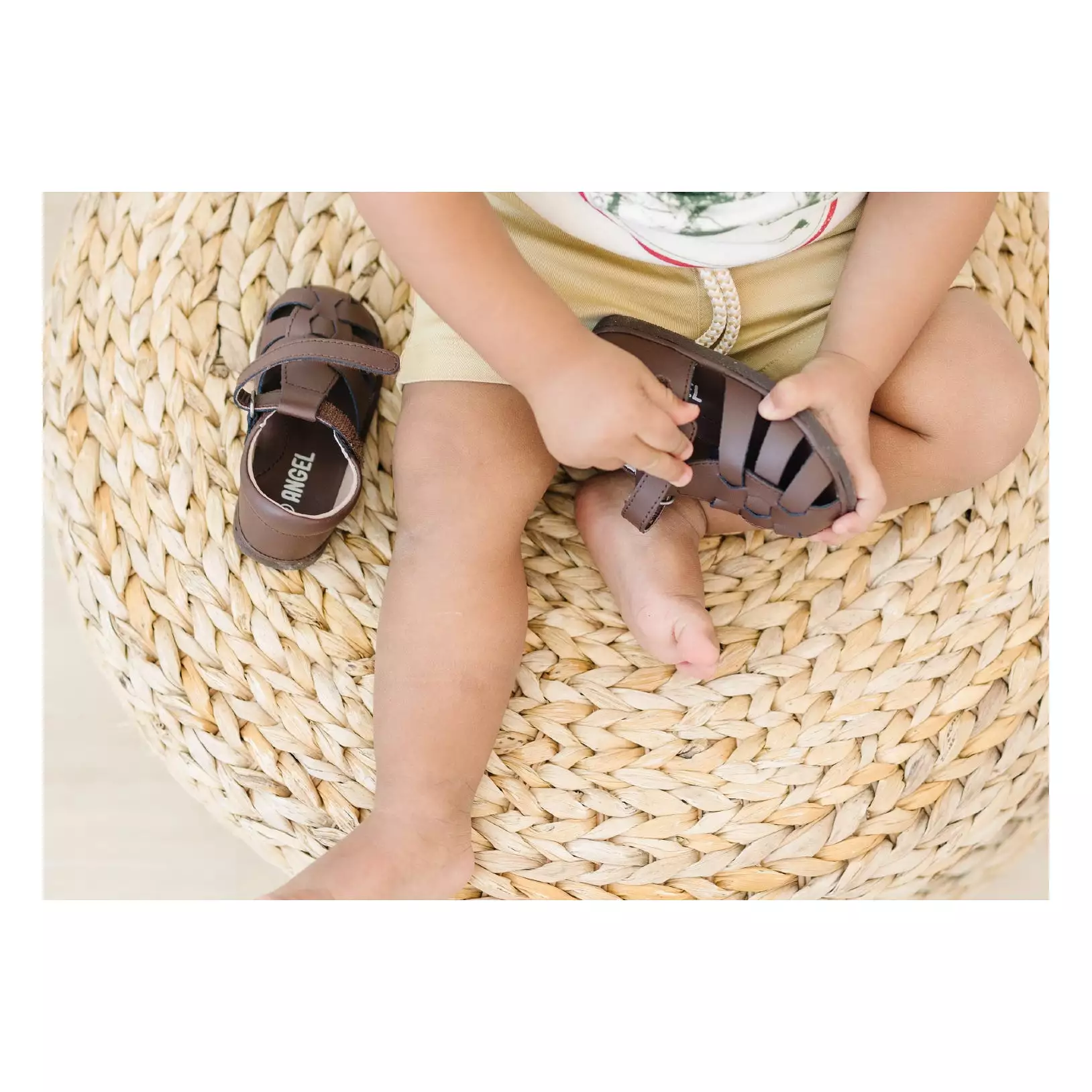 Mack Leather Fisherman Sandal (Baby)