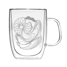 Maxine Noel Dreamcatcher Double-Wall Glass Mug