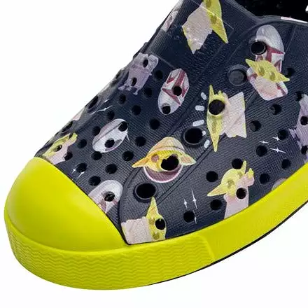 Native Shoes Regatta Blue/Chartreuse Green/Mando AOP Jefferson Star Wars Print Shoe