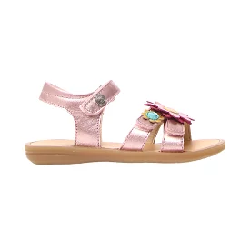 Naturino Girl's (Sizes 27-29) Alathe Pink Flower Sandal