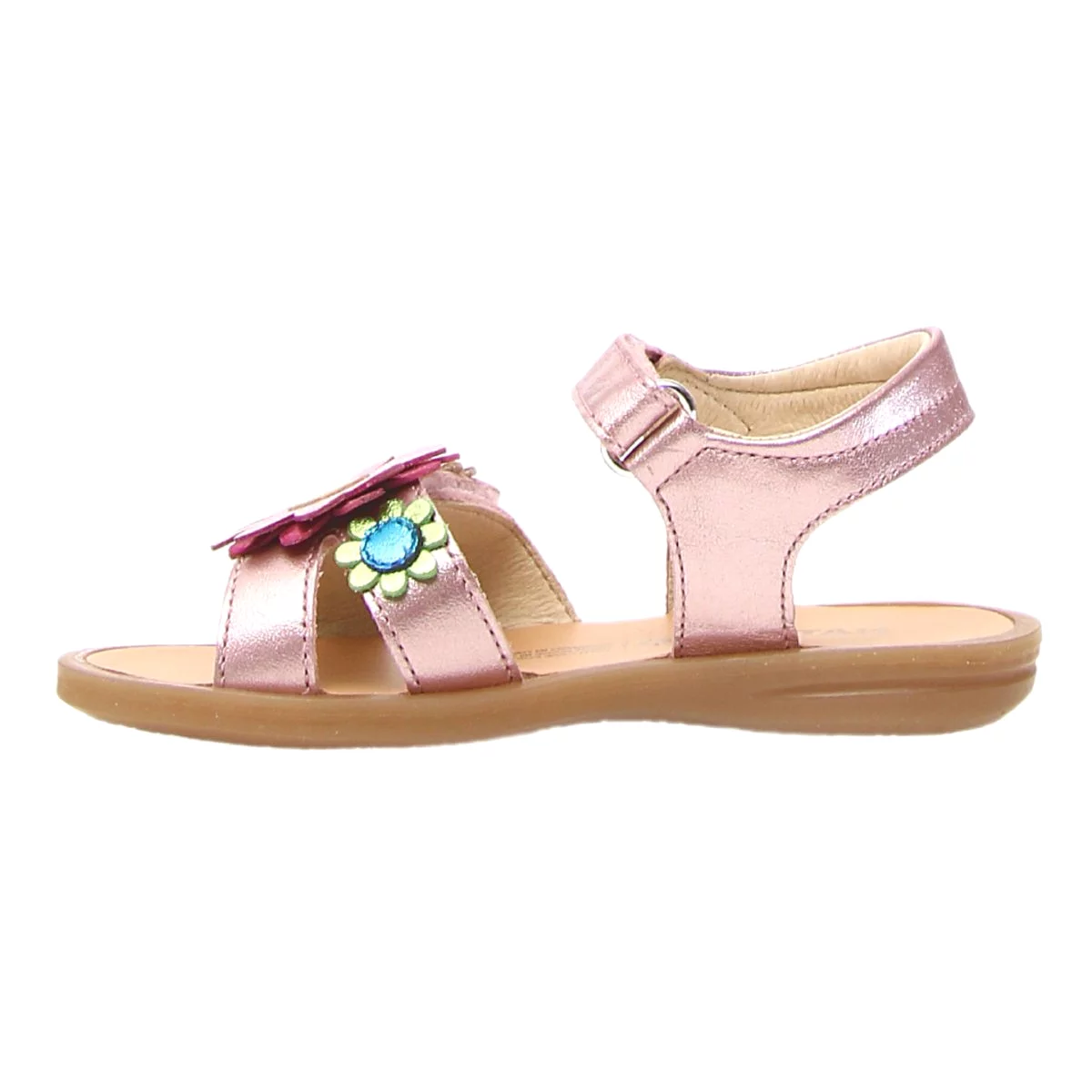 Naturino Girl's (Sizes 30-32) Alathe Pink Flower Sandal