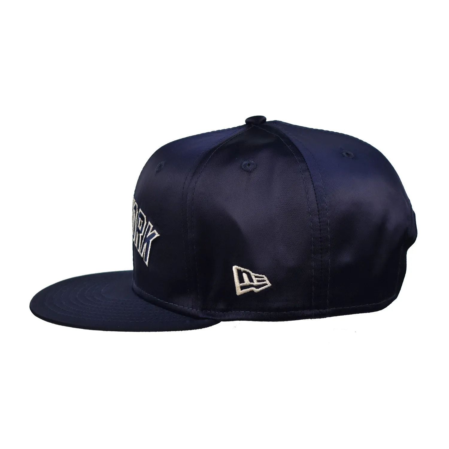 New Era New York Yankees Satin Script 9Fifty Men's Snapback Hat Navy