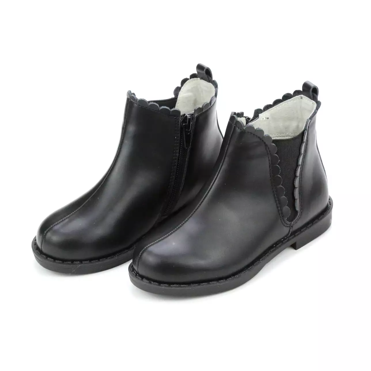 Nicola Scalloped Chelsea Boot