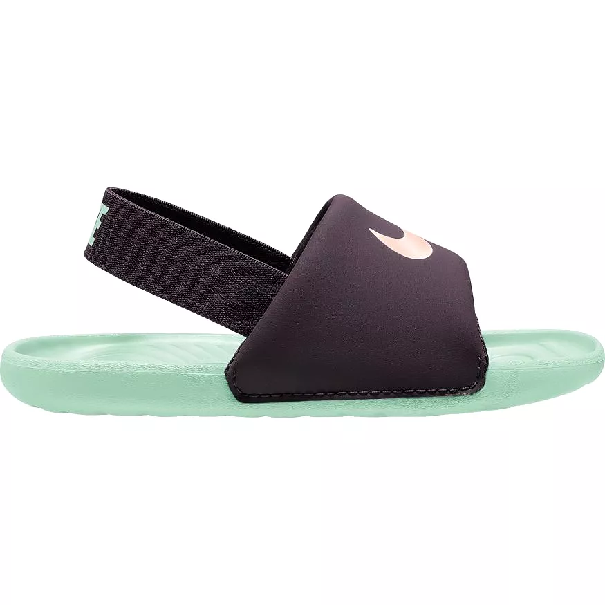 Nike Off Noir/Red Bronze/Mint Foam Kawa Baby/Toddler Slide