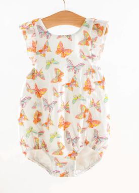 Nola Tawk - You Give me Butterflies Muslin Sunsuit