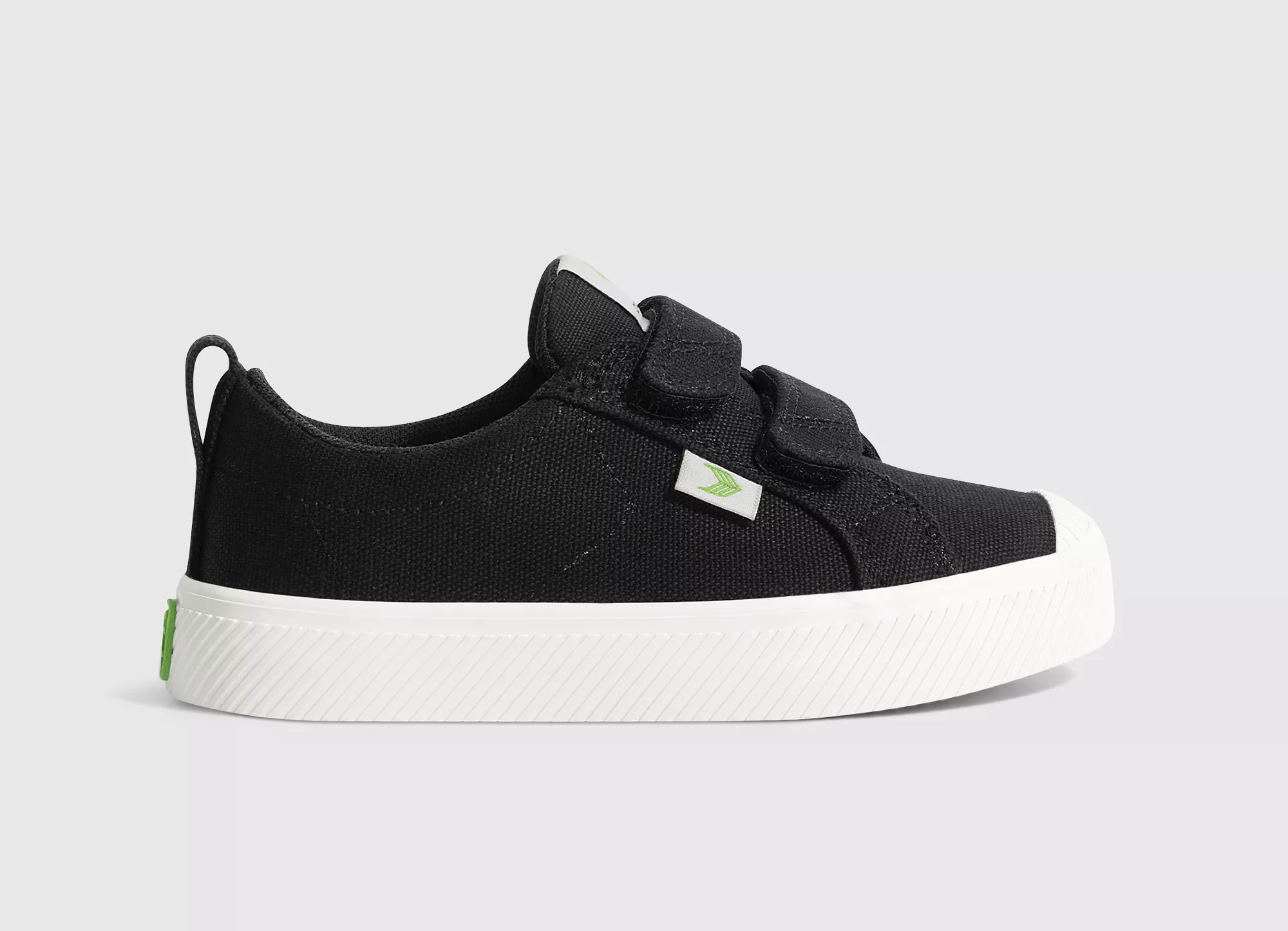 OCA Low Black Canvas Sneaker Kids