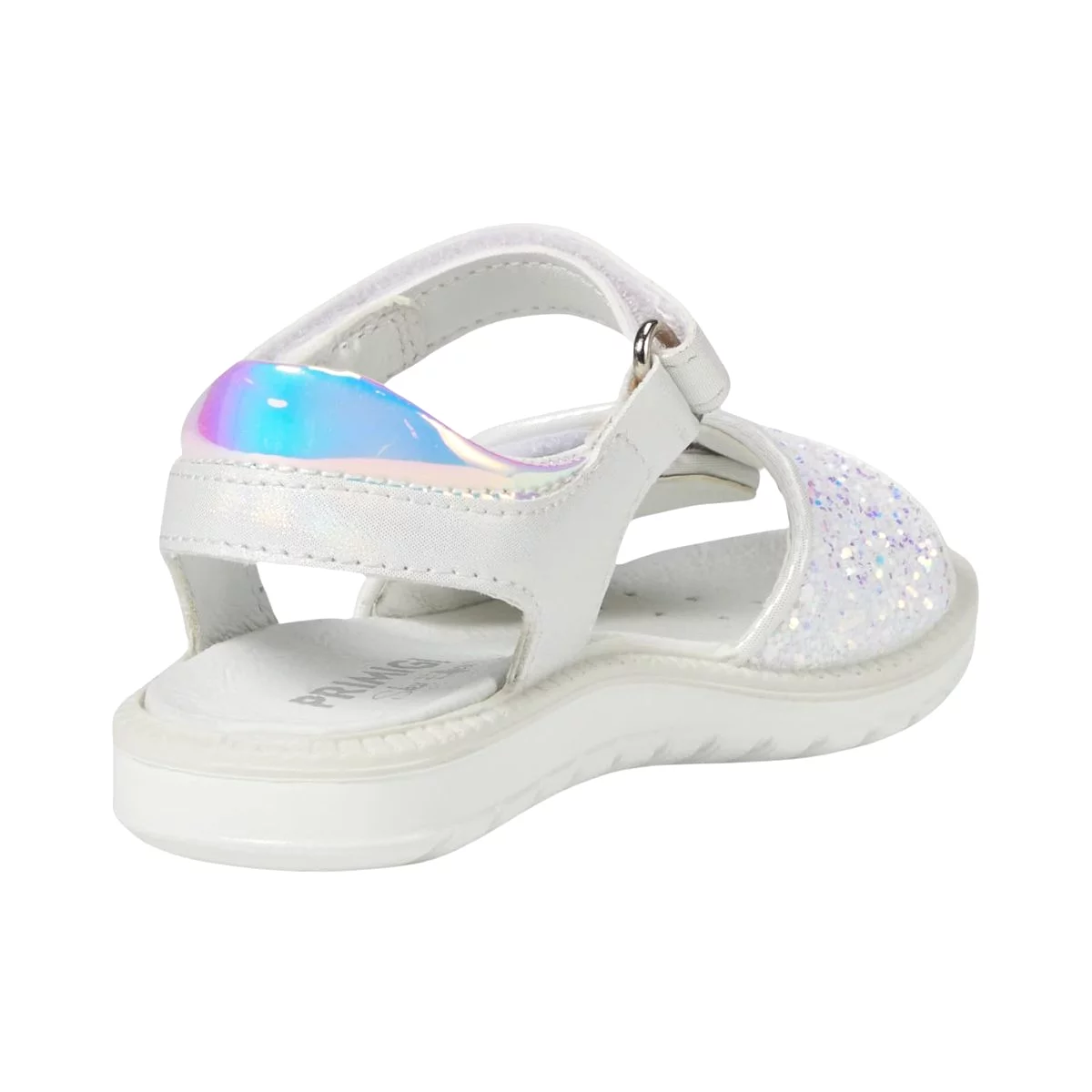 Primigi Girl's (Sizes 31-35) White Glitter Sandal