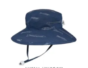 Puffin Gear Cotton Sunbaby Hat - Stream Fish