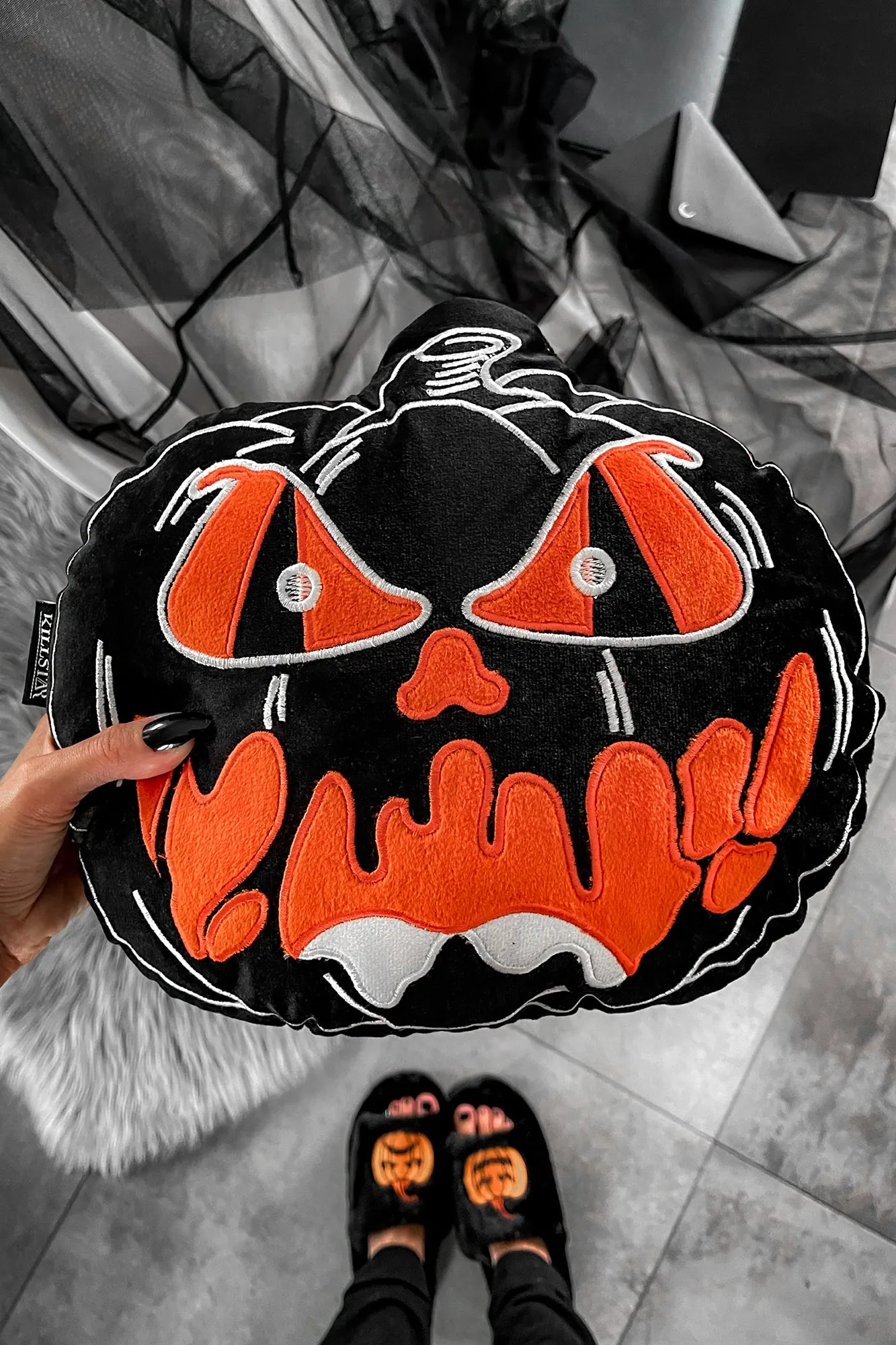 Pumpkin Filled Shape Cushion