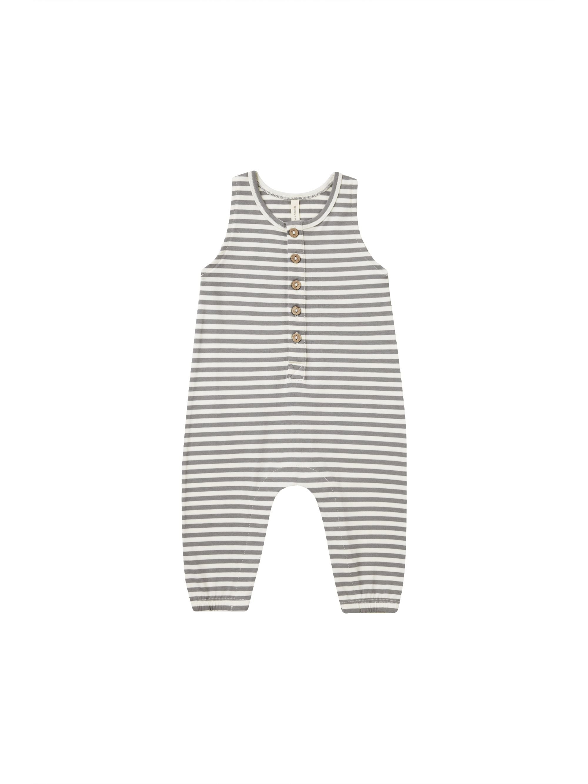 Quincy Mae - Lagoon Stripe Sleeveless Jumpsuit