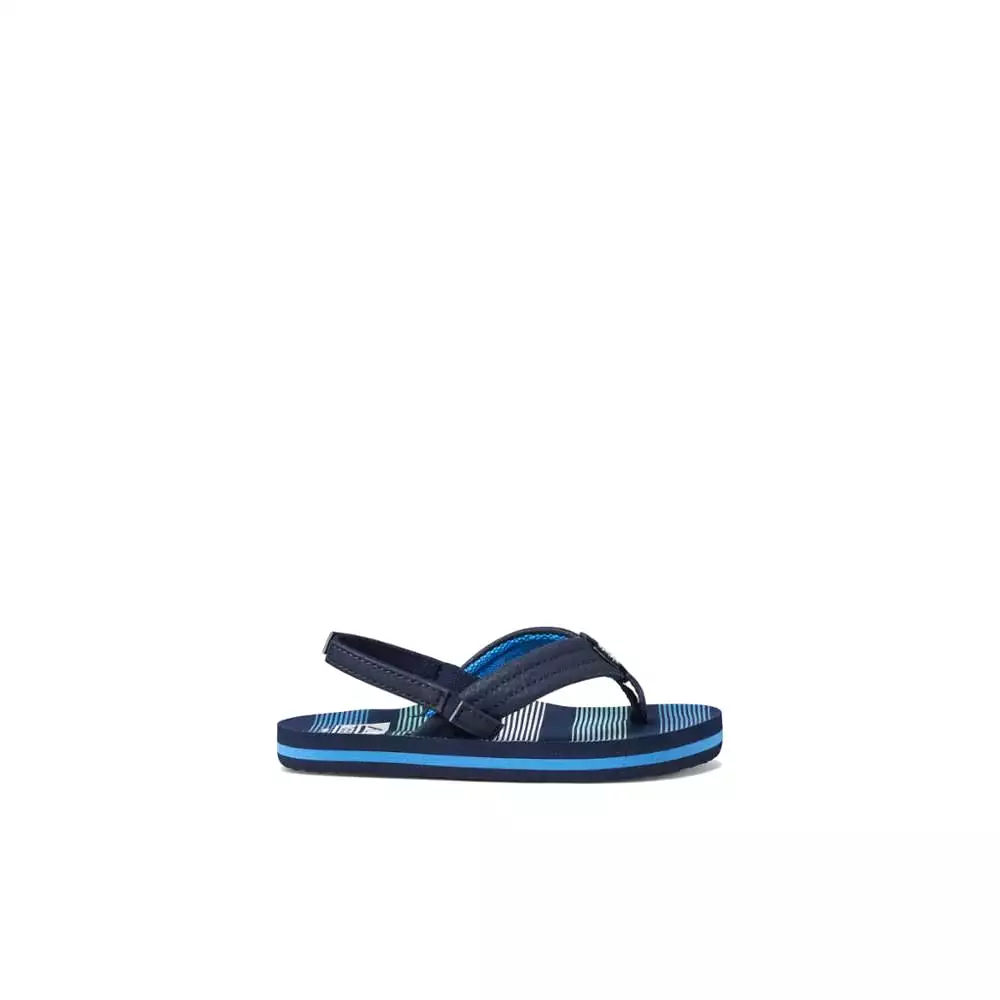 Reef Deep Sea Stripes Little Ahi Toddler Sandal