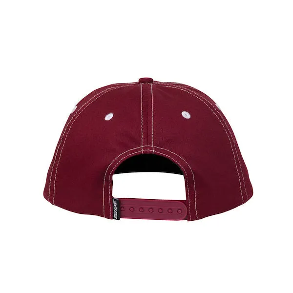 Santa Cruz Travelers Opus Snapback - Burgundy